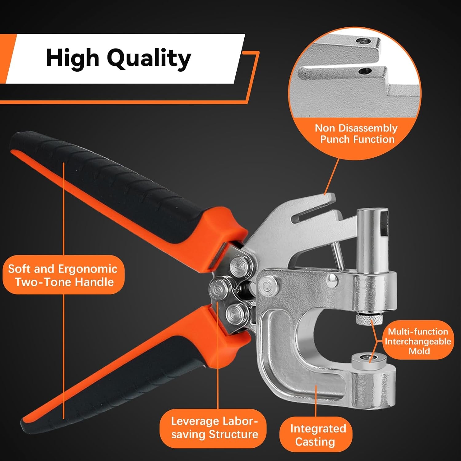 Leather Snaps and Fasteners Kit, Snap Button Kit Snaps Press Pliers and 15Mm Metal Leather Buttons, 40Sets 4Colors Leather Snaps for Fabric, Clothes, Jackets, Purse, Belts, Bags, Leather Snaps