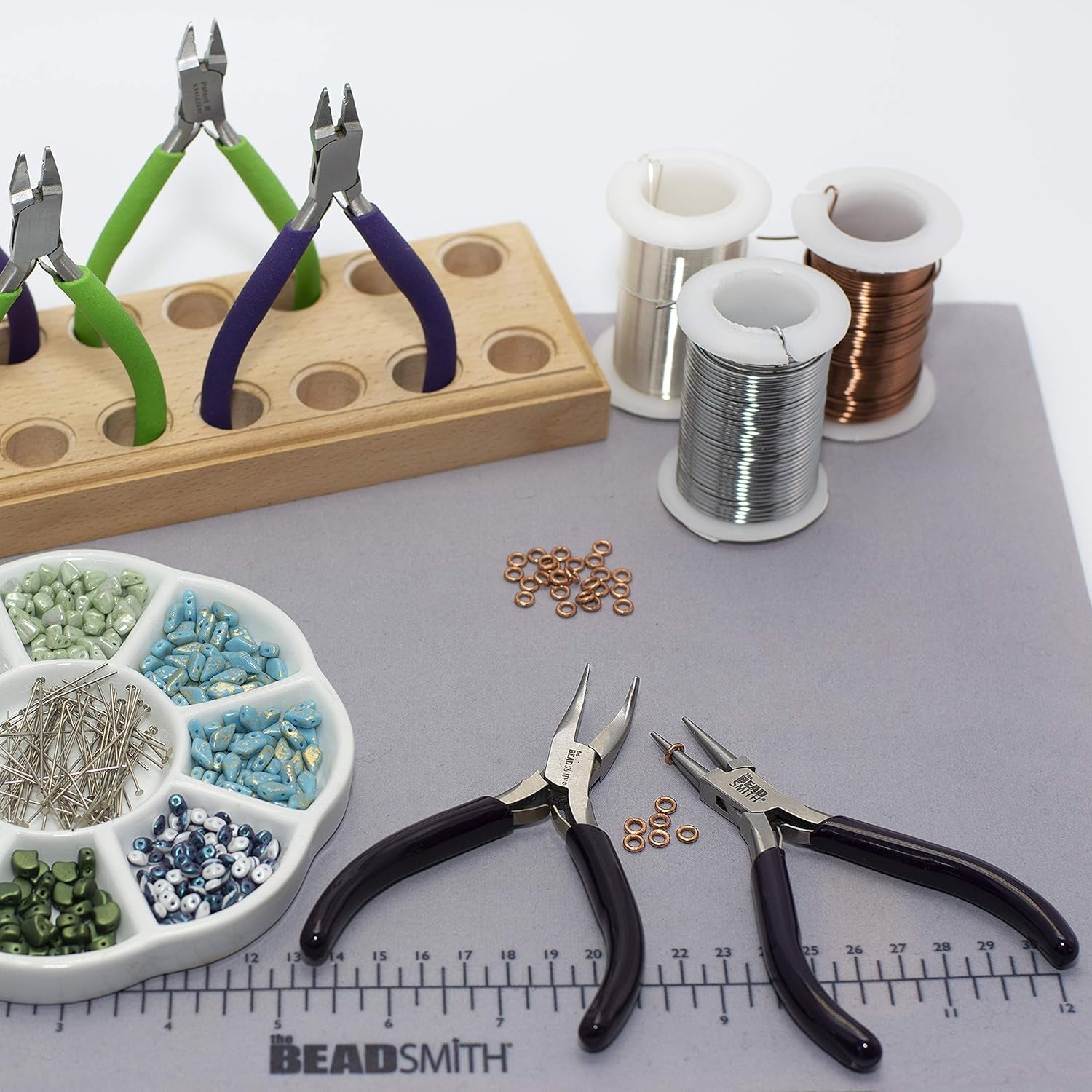 Bent Chain-Nose Pliers for Crafting and Repair, Jewelry Making Supplies