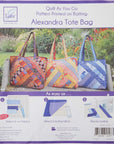 Quilt as You Go Alexandra Tote Bag