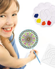19Pcs Mandala Dotting Tools Set Pen Dotting Tools Mandala Stencil Ball Stylus Paint Tray for Painting Rocks, Coloring, Drawing and Drafting