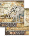 INTER, KFT Paper PAD 8X8 10PK Savana, 8 X 8 Inches, Multi-Coloured