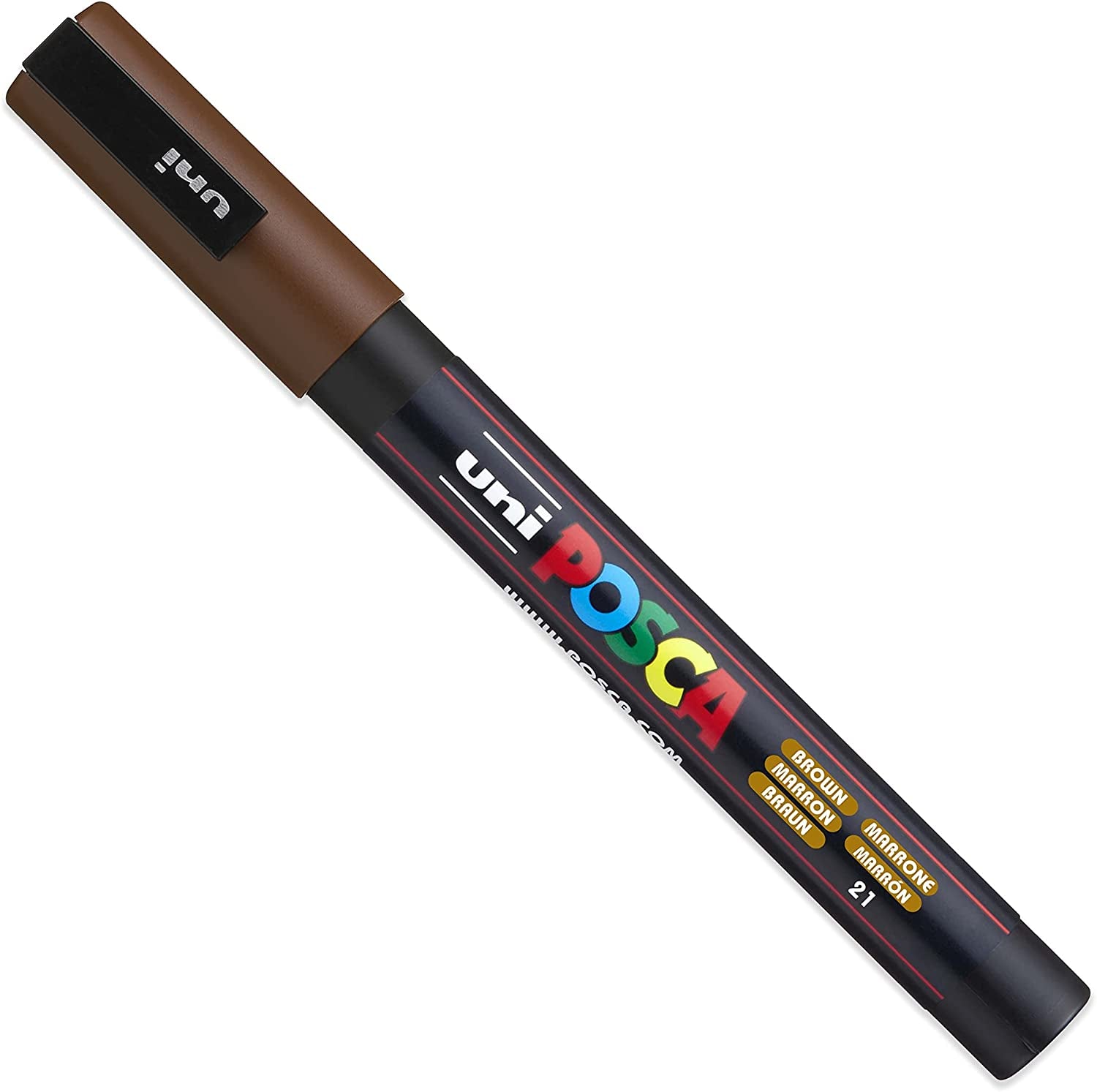 Uni POSCA - PC-3M Art Paint Markers - Set of 4 - in Plastic Wallet - Warm Neutrals Tones