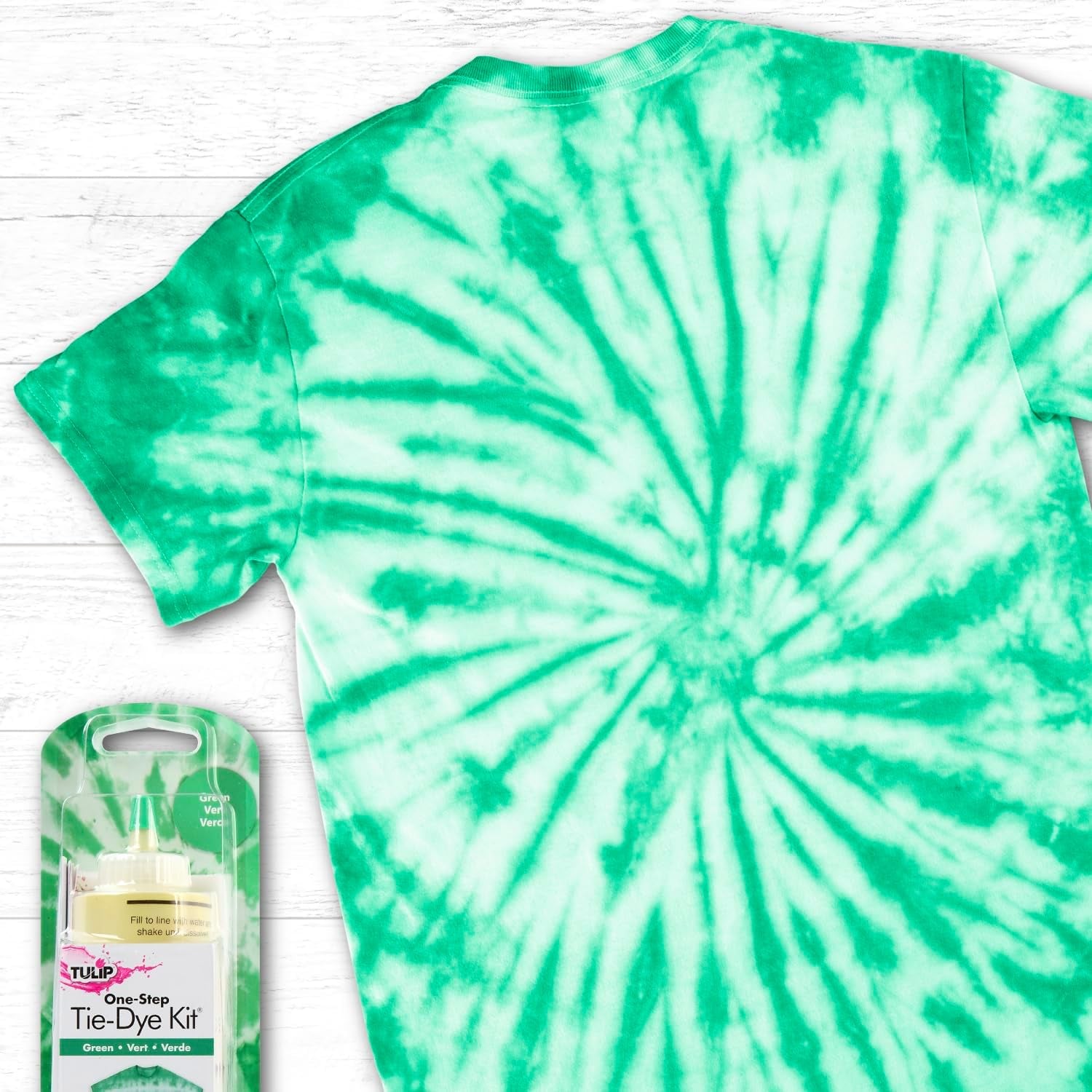 One-Step Tie-Dye Kit  Fabric Dye Open Stock 21546 Fdy Opstk Green 3/36, as Detailed