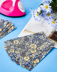 10 Pcs Iron on Patches for Jeans Floral Iron on Repair Patches Strong inside Repair for Clothing Antique Patches for Ripped Jeans Clothes Pants Knee, 4.7 X 2.4 Inches (Rustic Style)