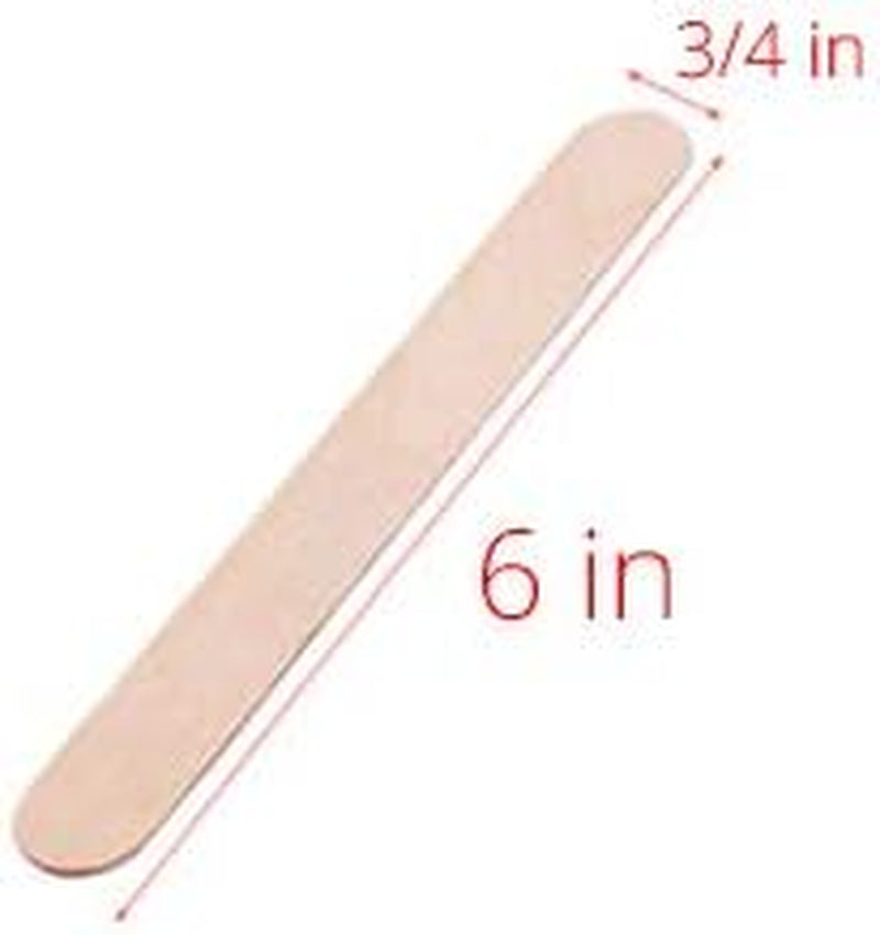 100 Piece Jumbo Craft Sticks, Premium Wood for Building, Mixing, and Creating Craft Projects