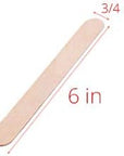 100 Piece Jumbo Craft Sticks, Premium Wood for Building, Mixing, and Creating Craft Projects