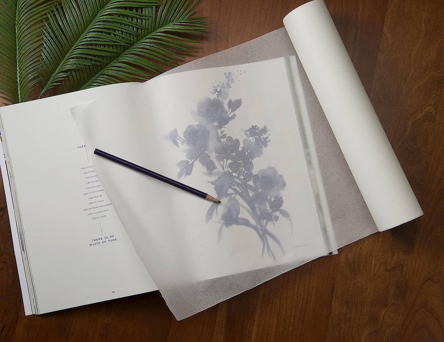 Sketching & Tracing Paper Roll, White, 12 Inches X 20 Yards - for Drawing, Trace, Sketch, Sewing Pattern