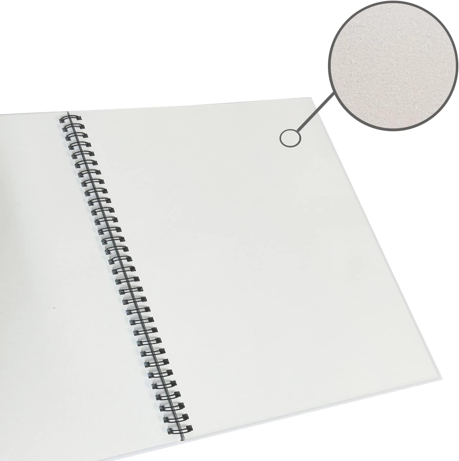 Bound Spiral Premium Sketch Book Sketch Pads Set, 4 Pads X30-Sheets, 8.5" X 11" Side Wire Bound, White 120 Paper Sheets for Pencil Ink Pastel (4)