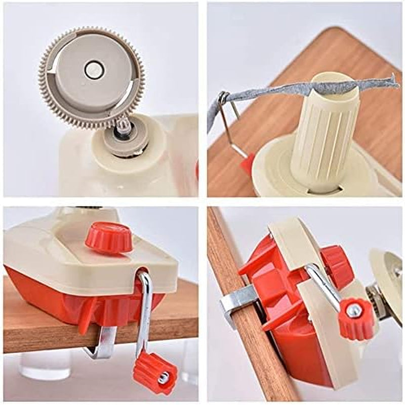 Yarn Winder, Knitting Yarn Ball Winder,Knitting Wool Winder Holder, Swift Table Top Hand Operated Winder,Manual Wool Yarn Cone Ball Winder - 180X135X100Mm