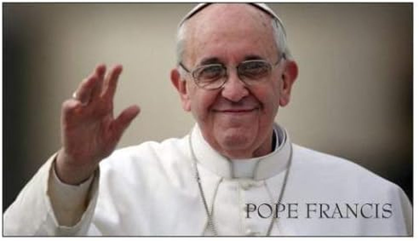 Made in Italy Blue Rosary Blessed by Pope Francis Vatican Rome Holy Father Crystal Glass Beads with Silver Toned Base Papal Cross Crucifix Blessing