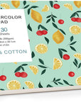 30 Sheets Watercolor Paper Pad, A5 (8.3 X 5.8") Cold Press Watercolor Paper, 140 Lb/300 GSM Tearable Water Color Pad for Art Painting, Drawing, Mixed Media