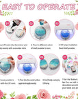300G UV Resin Kit with Light-Upgraded Crystal Clear Hard UV Curing Premixed Epoxy Resin Starter Supplies for Art Craft Beginner Jewelry Making with Lamp