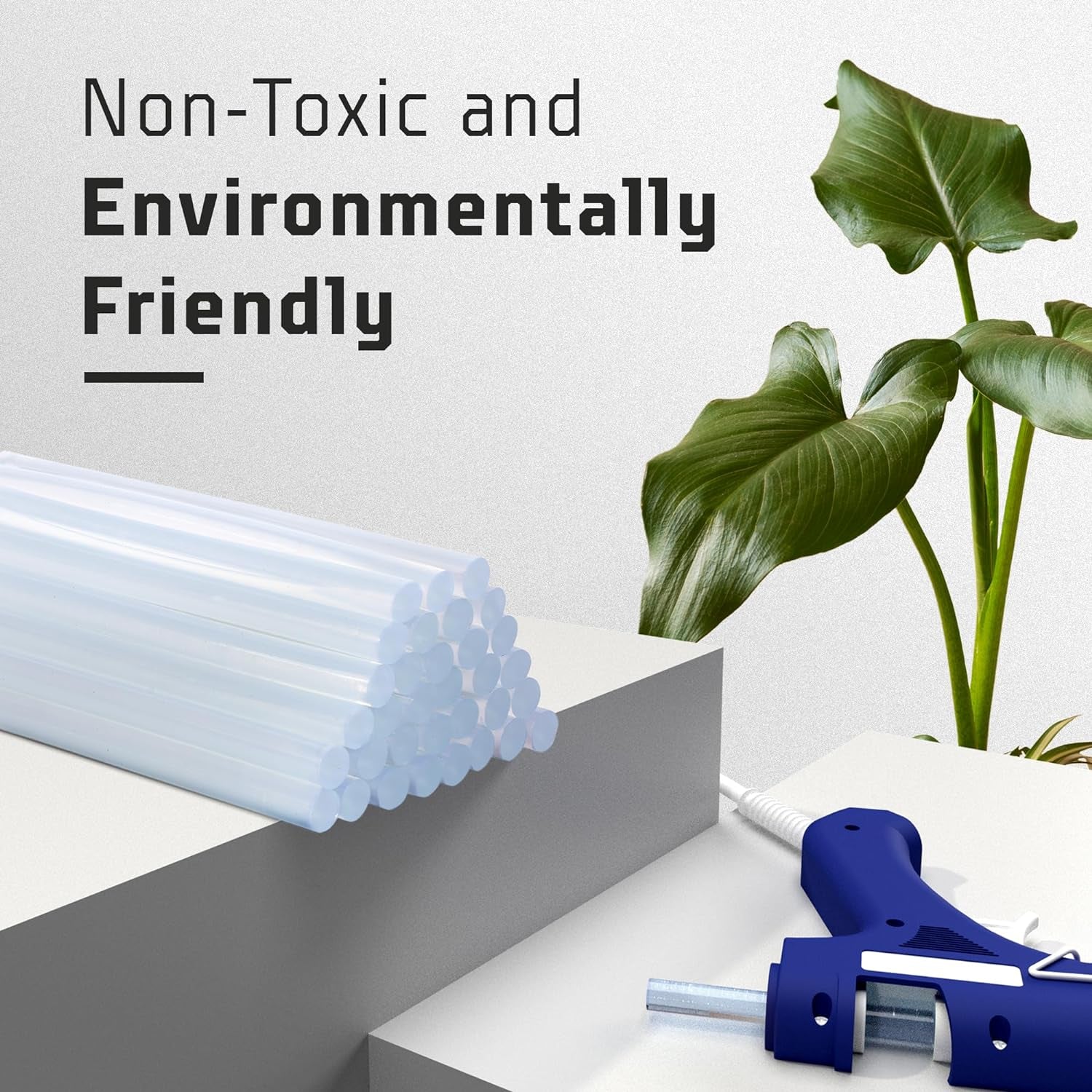 Mini Hot Glue Sticks (Bulk 500 Value Pack) 4 Inch Length - Drys Crystal Clear - Fits All Small Mini Size Glue Guns 0.27 Diameter