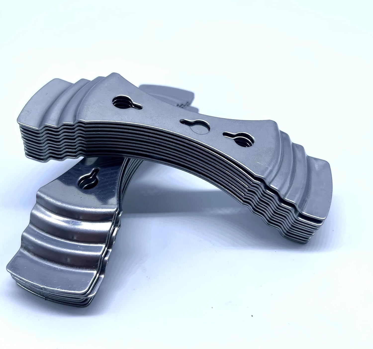 Metal Candle Wick Holders - 20 Pcs - Stainless Steel Candle Wick Centering Devices for DIY Candle Making