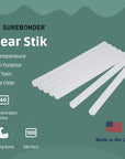 DT-100 Made in the USA All Purpose Stik-Mini Glue Sticks-All Temperature-5/16"D, 4"L Hot Melt Glue Sticks-100/ Pack