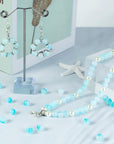 700Pcs Glass Beads for Jewelry Making, 24 Color 8Mm Glass Crystal Beads Friendship Bracelets Making Kit for DIY Earrings Necklaces Rings