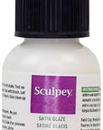 ® Satin Glaze, Non Toxic, 1 Fl Oz. Bottle with Precise Flow Twist Cap. Will Add a Satin Finish to Your Baked Polymer Oven-Bake Clay Creations!