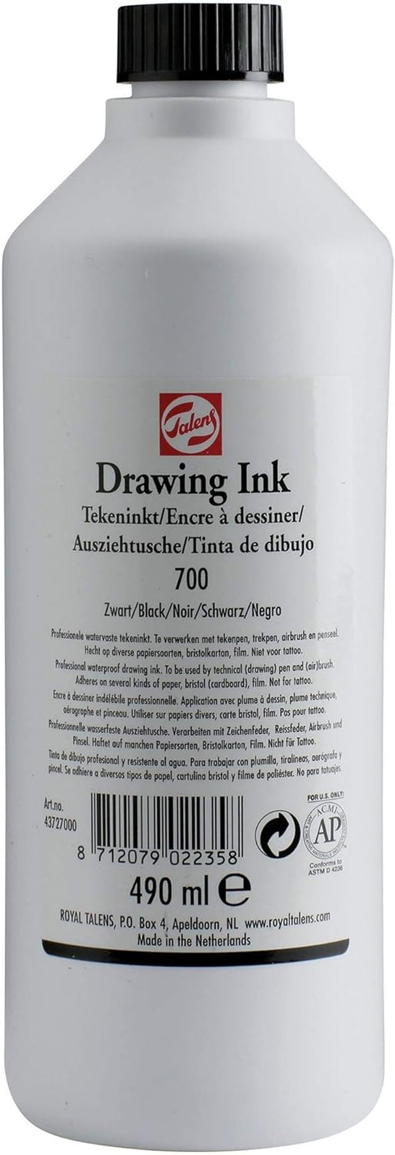 NORTH AMERICA TALENS Drawing Ink Black, One Size