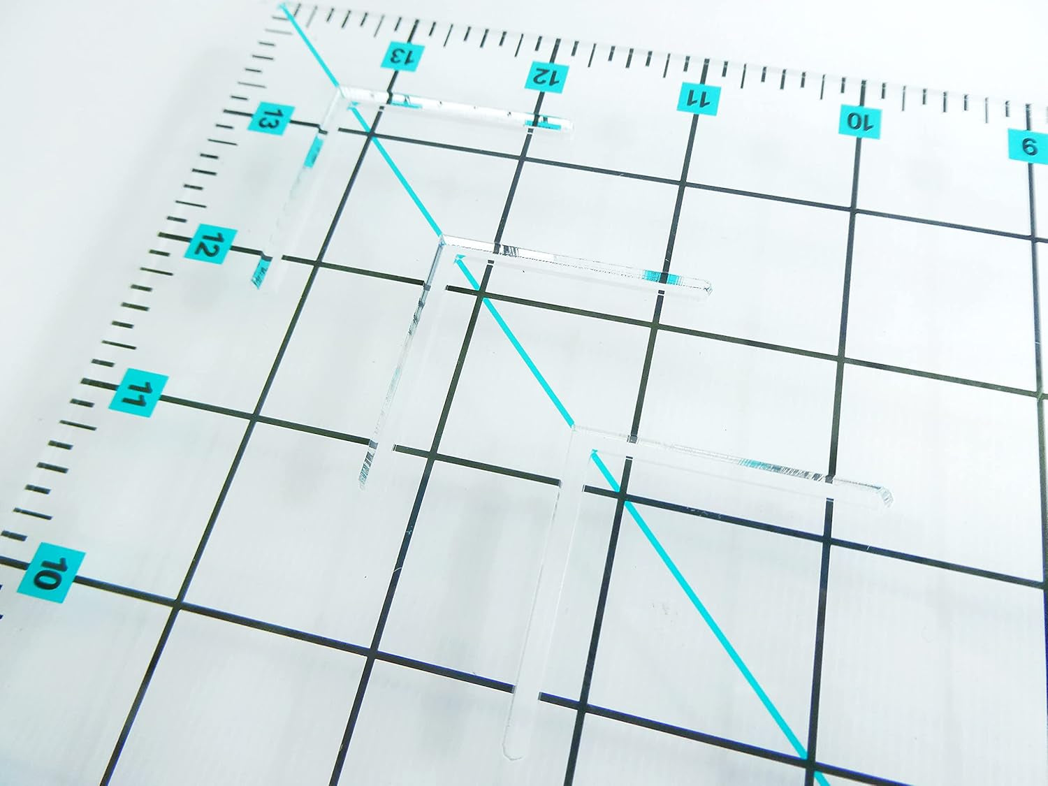 Not Overpriced T-Shirt Alignment Transformation Ruler 14X14Inches. Turn Any Old T Shirt into a Quilt Full of Memories. by Andrea Miani. Tshirt Transfer Centering Tee Shirts Square Quilting Template.