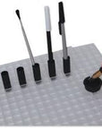 Waffle Grid 2-Pack - the Original Multi-Use Modular Grid System - Solid Bottom - Best Used for Cutting Glass, Catching Small Pieces, Contain Water, Put under Plants, Etc. - Made in USA