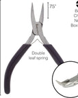 Bent Chain-Nose Pliers for Crafting and Repair, Jewelry Making Supplies