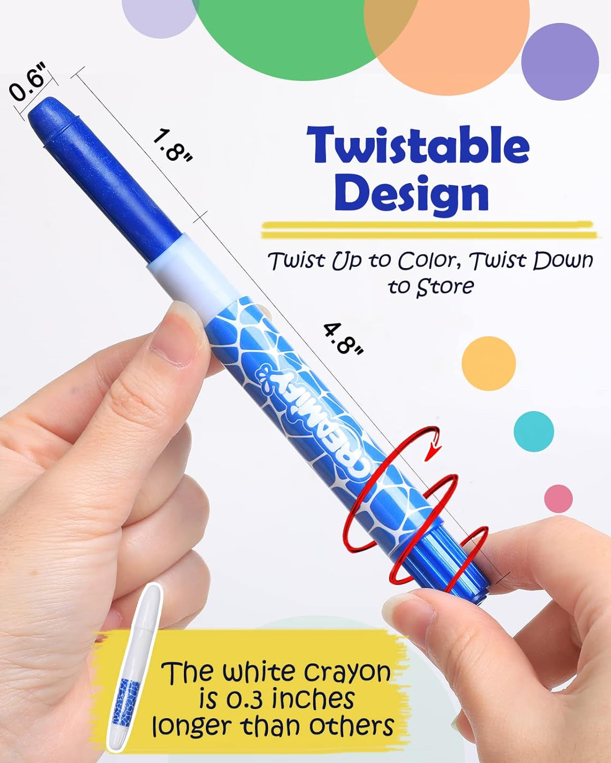 Rainbow Colors Face Painting Kits- 16 Colors Twistable Face Paint Marker Sticks with 2 Brushes, LGBT Washable Face Paint Crayons Kit, Birthday, Pride Day
