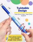 Rainbow Colors Face Painting Kits- 16 Colors Twistable Face Paint Marker Sticks with 2 Brushes, LGBT Washable Face Paint Crayons Kit, Birthday, Pride Day