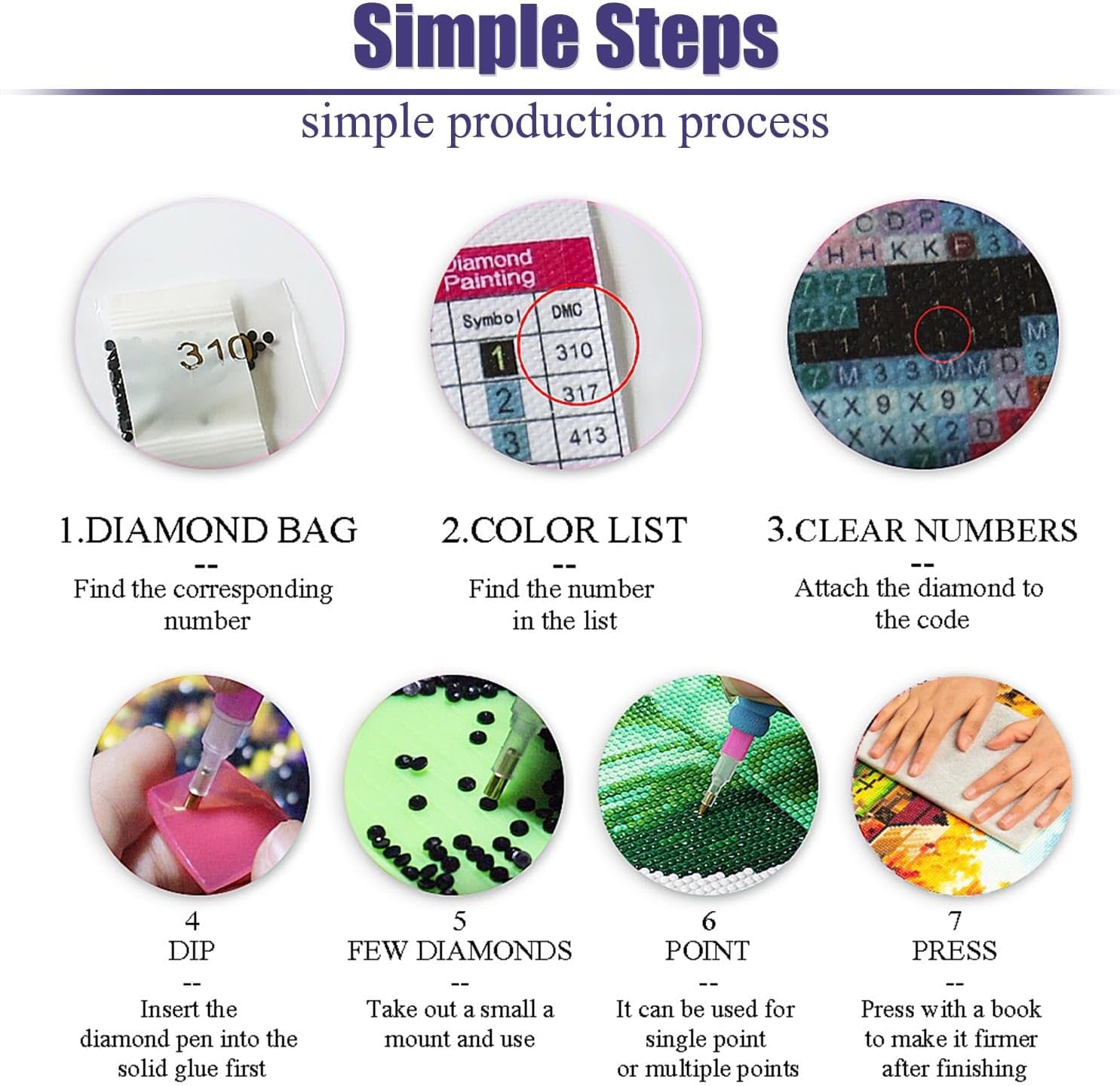 5D Flower Diamond Painting Kits for Adults, DIY Rose Diamond Art Kits, round Full Drill Gem Arts and Crafts Kits for Home Wall Decor Present(16X12Inch)