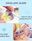 500G UV Resin; New Formula Crystal Clear UV Resin Solar Cure Sunlight Activated Hard UV Resin Kit for Jewelry Making, Casting and Coating DIY Crafts