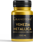 Acrylic Venezia Metallic Colour, Non-Fading & Shimmering Metallic Acrylic Paint with Rich Pigments | Non-Toxic Metallic Colours Ideal for Kids, Artist & Beginners | Pack of 2 (100 Ml Gold +