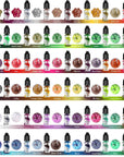 Alcohol Ink Set – 48 Bottles Vibrant Colors High Concentrated Alcohol-Based Ink, Concentrated Epoxy Resin Paint Colour Dye, Great for Painting,Resin Petri Dish, Coaster,Tumbler Cup Making,(10Ml Each)