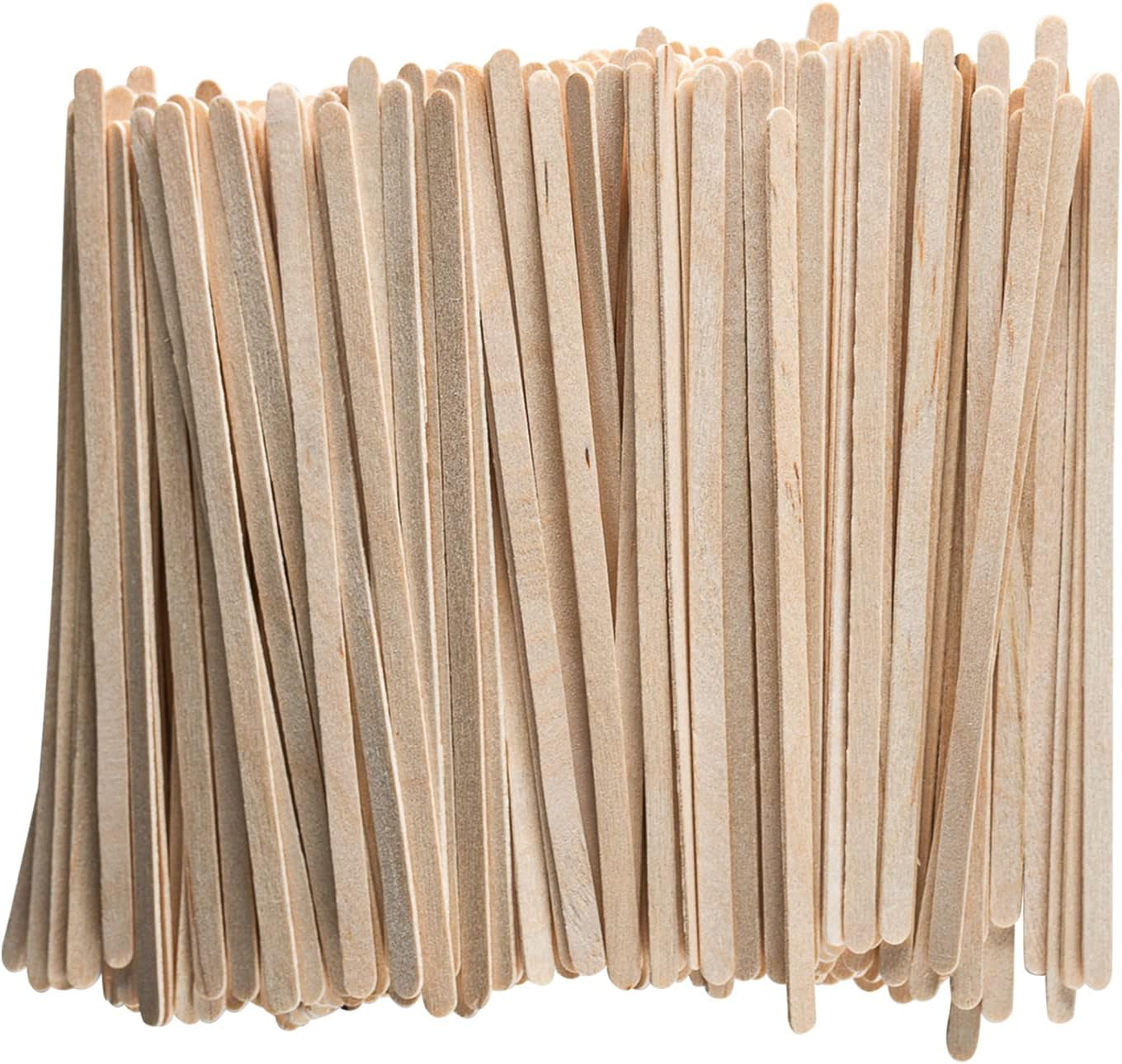 [1000 Count] 4.5 Inch Wooden Multi-Purpose Popsicle Sticks for Crafts, Ice, Ice Cream, Waxing, and Tongue Depressor Wood Sticks