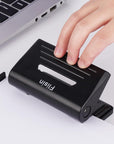 2 Hole Punch,Hole Puncher, Smart Touch, 10 Sheet Punch Capacity, Low Force, Black