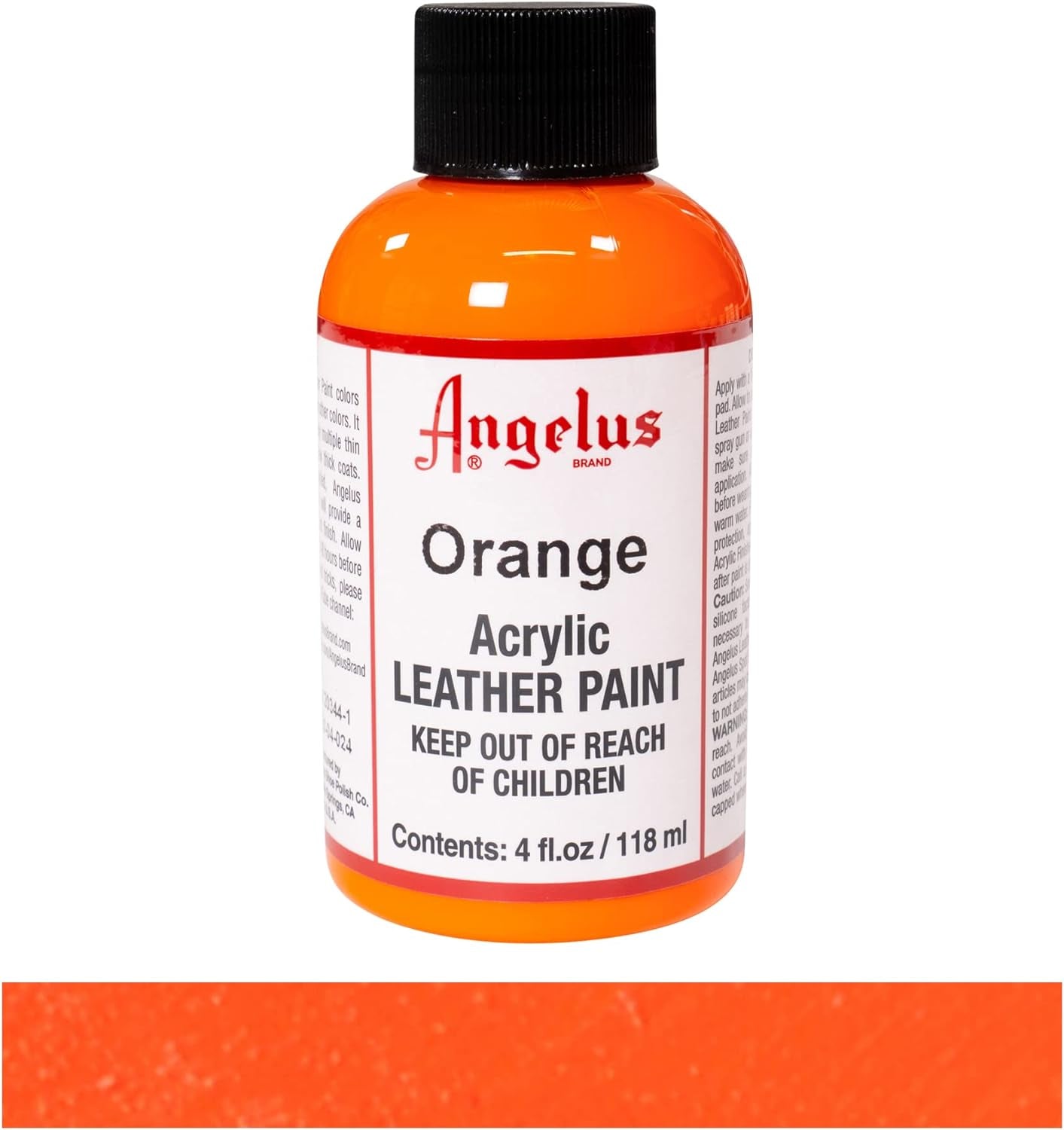 Leather Paint 4Oz-Orange