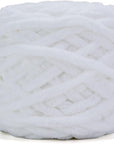 Blanket Yarn 3 Pack of 100G/3.5Oz - White Chenille Yarn 6 Super Bulky - Knitting, Crocheting & Crafts Chunky Yarn