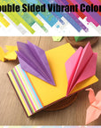 250 Sheets Oragami Paper Bulk, Double Sided Craft Paper 6 X 6 Inch Square Paper Oragami Paper for Beginners Arts and Crafts 25 Colors