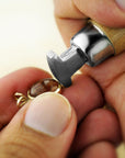 Stone tting Prong and Bezel t, t of 3 Jewelry Stone tting Tools, Jewelry Stone Prong Pusher, Durable Tips, Ergonomic Wooden Handles