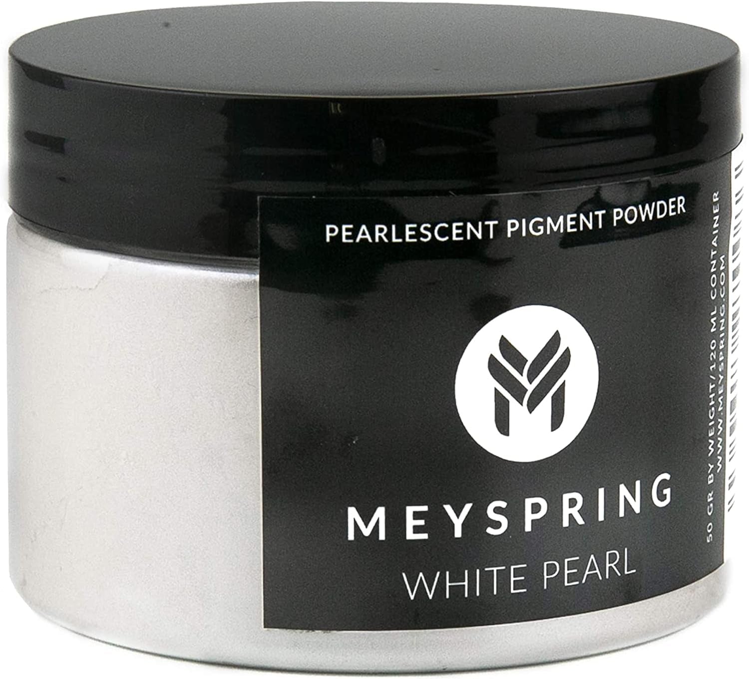 White Pearl Mica Powder - 50G - White Resin Pigment - White Mica Powder for Epoxy Resin Art - White Epoxy Pigment and UV Resin Dye - Mica Powder for Epoxy Resin - Resin Powder Pigment