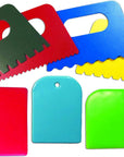 R5451 3 by 5-Inch Paint Scrapers, 4 Designs, 7-Count