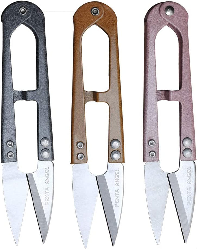 4.1Inch Sewing Scissors Yarn Thread Scissors Mini Small Snips Trimming Nipper - Great for Stitch,Diy Supplies (3PCS, Multicolor)
