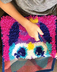 – Owl Latch Hook Kit – Easy-To-Learn Craft Project – No Sewing or Cutting – for Ages 6+