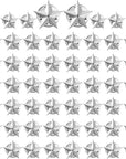 60 Pieces Star Badge Lapel Pin Veterans Day Star Pins for Backpacks Star Badge Pins Military Award Pins Labor Day 4Th of July Memorial Day Stars Brooches