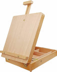 Tabletop Easel Beechwood Art Easel for Painting Canvases Table Easel Stand for Painters Painting by Numbers, Students Beginners Artist Adults