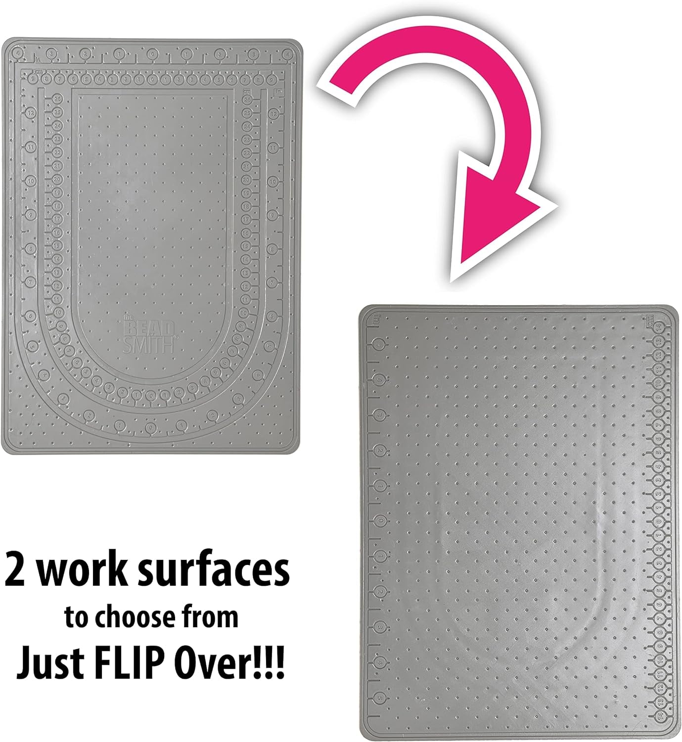 Sticky Bead Mat, 8.75 X 12 Inches, Grey Color, Anti-Slip Pad, Rinse and Reuse Technology, Accessories for Diamond Painting, Jewel, Beads