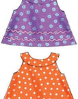 Mccall Pattern Company M6912 Infants Reversible Top Dresses Bloomers and Pants, Size YA5
