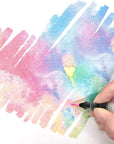Watercolor Brush Pens Set - Super Easy to Use and Fill, Watercolor Pens Brush Set of 9 Piece for Water Soluble Colored Pencil, Aqua Brush Pen for Beginners, Gift Ideas