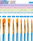 Paint Brushes & round Paint Palette Set, Paintbrushes, Synthetic Paint Brush, Brushes for Painting, Plastic Paint Tray Palettes, Paint Brushes for Acrylic Painting, Watercolor, Rock Painting