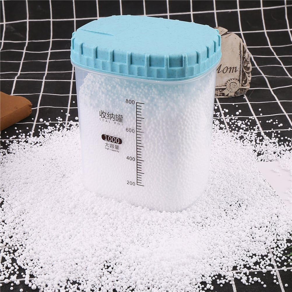 80000 Pieces Mini Foam Balls for DIY and Slime Supplies White Foam Beads 2-3Mm for Art Homemade Slime, Wedding and Party tions