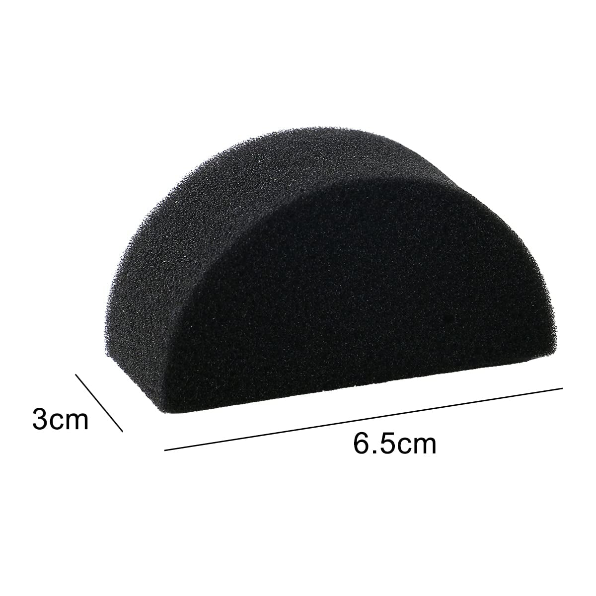 Face Paint Sponges Face Painting Black Sponges Petals High Density for Art Work and Body Paint (10 Petals + 10 Half Moon)