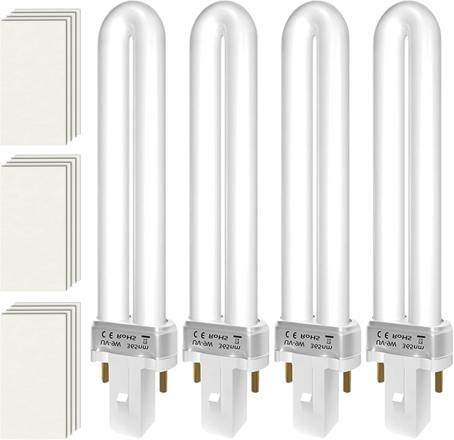 9W 21050 Bulbs &amp; Replacement Glue Boards Kit for Dynatrap DT3009, Indoor Glue Boards Refill Sticky Cards Bulbs Accessories for Dynatrap DT3009 DT3019 DT3039